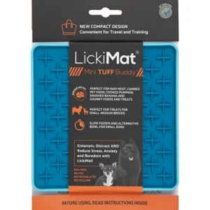 LickiMat Mini Buddy TUFF türkis 15 x 15 cm Neue Kollektion